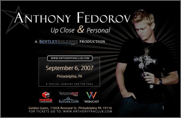 Anthony Fedorov Up Close and Personal