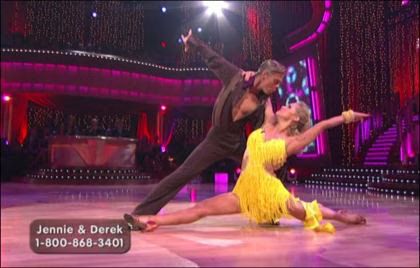 Jennie Garth and Derek Hough