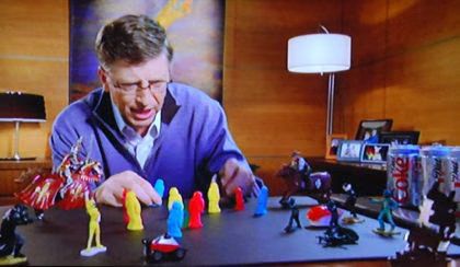 Bill Gates Plays with Star Wars