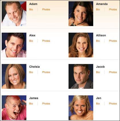 Big Brother 9 Cast