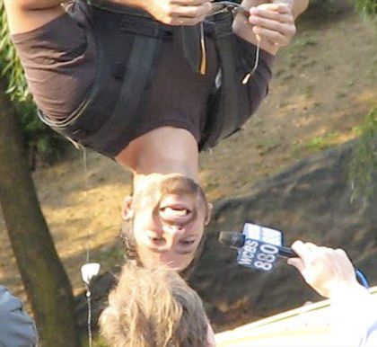 David Blaine Dive of Death