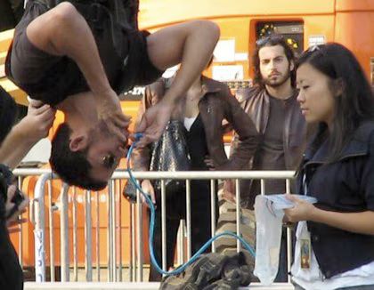 David Blaine Dive of Death