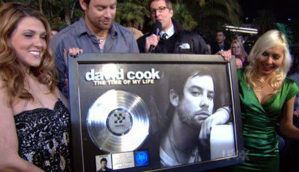 David Cook Platinum Award