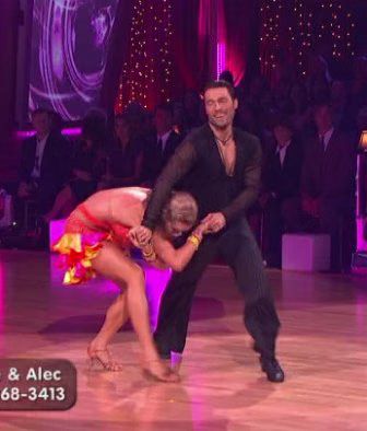 Natalie Coughlin and Alec Mazo - Salsa