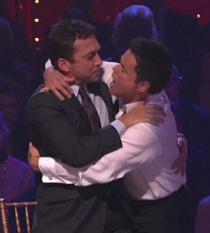 Donny Osmond dips Bruno Tonioli