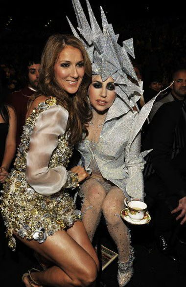 Celine Dion Lady GaGa 01-2010-02-01.jpg