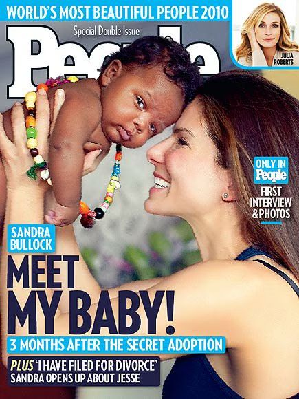 Sandra Bullock baby.avif