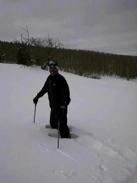Lewis Hamilton Hiking Snow.avif