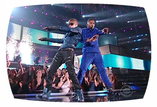 Justin Bieber Usher Grammy Awards 02-2011-02-13.jpg