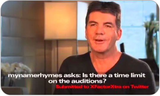 Audition Time Limits X Factor 01 2011 03 31