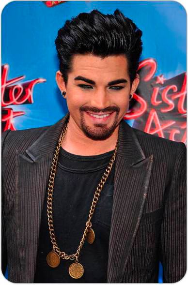 Adam Lambert Sister Act Beard 02 2011 04 21