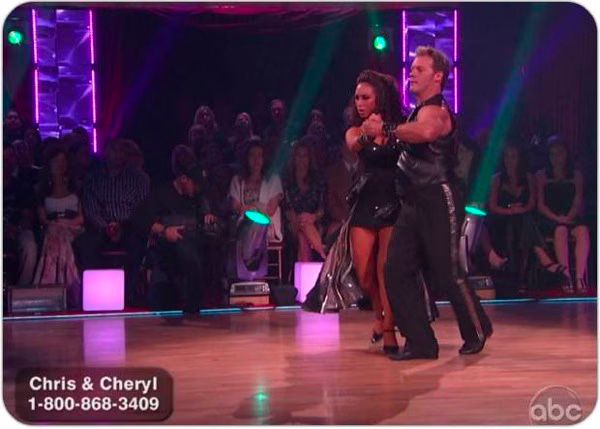 Chris Jericho and Cheryl Burke  Tango