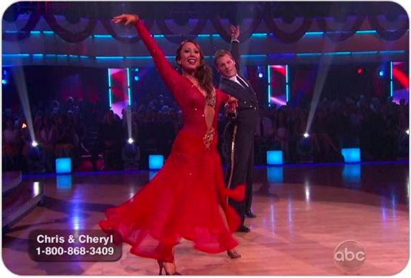 Chris Jericho and Cheryl Burke Viennese Waltz