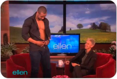 Isaiah Mustafa Loses His Shirt Video