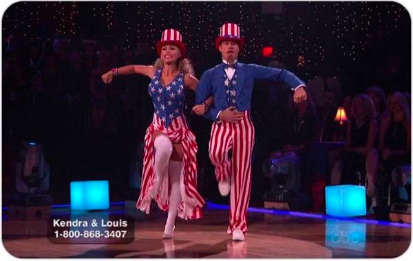 Kendra Wilkinson and Louis Van Amstel  Foxtrot