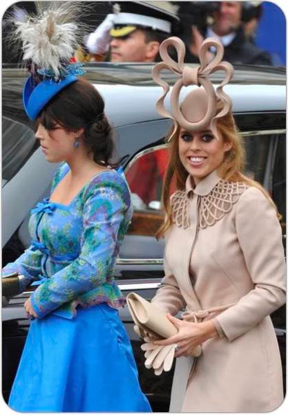 Princess Beatrice  The Royal Wedding Hat 02 2011 04 29