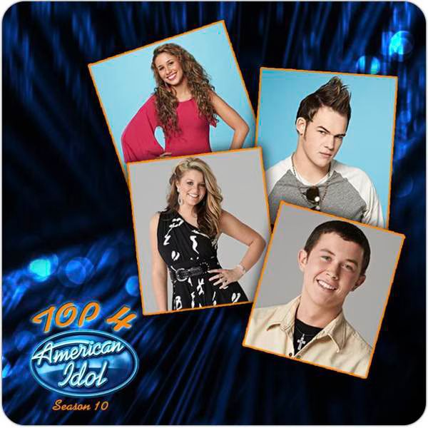 American Idol 10 Top 4 Studio Recordings now available on iTunes
