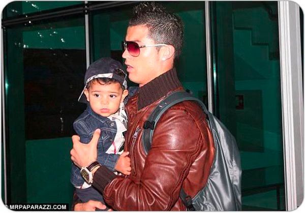 Cristiano Ronaldo with son Cristiano Jr  Picture