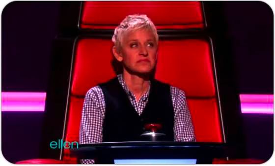 Ellen DeGeners spoofs The voice.avif Ellen DeGeners spoofs The Voice