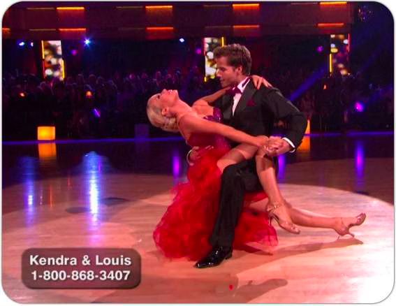 Kendra Wilkinson and Louis Van Amstel  Tango  Dancing with the Stars
