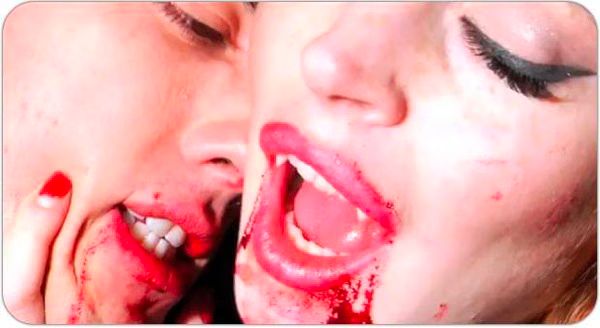 Michael Trevino and Lindsay Lohan  Vampires