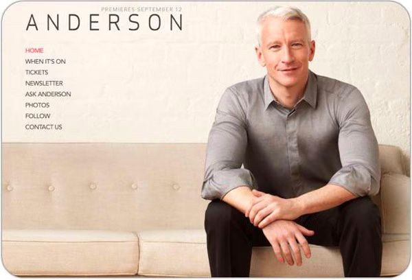 Anderson Cooper launches Web site for new show  Anderson