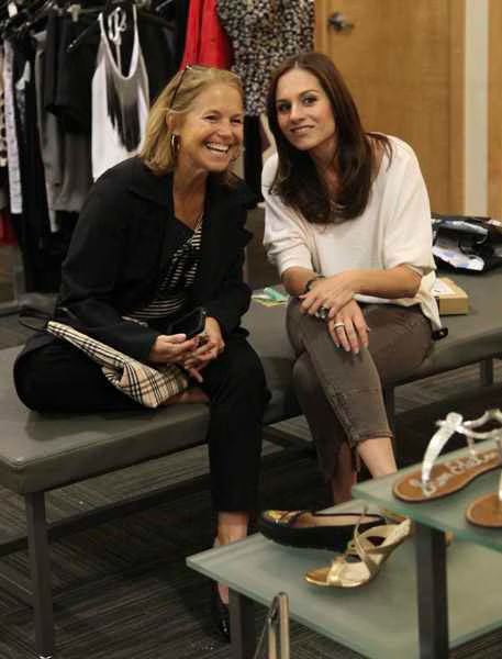 Kara DioGuardi shopping with Katie Couric