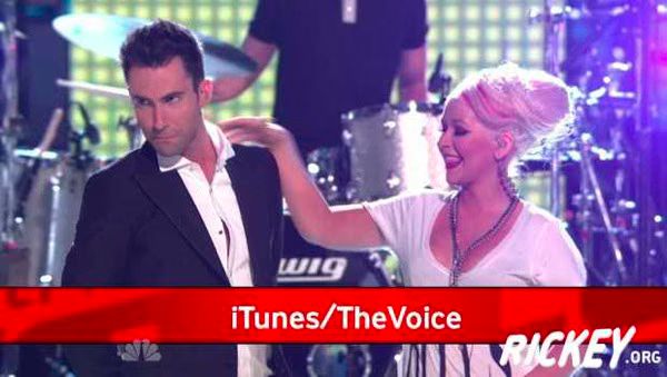 Moves Like Jagger  Adam Levine and Christina Aguilera on The Voice