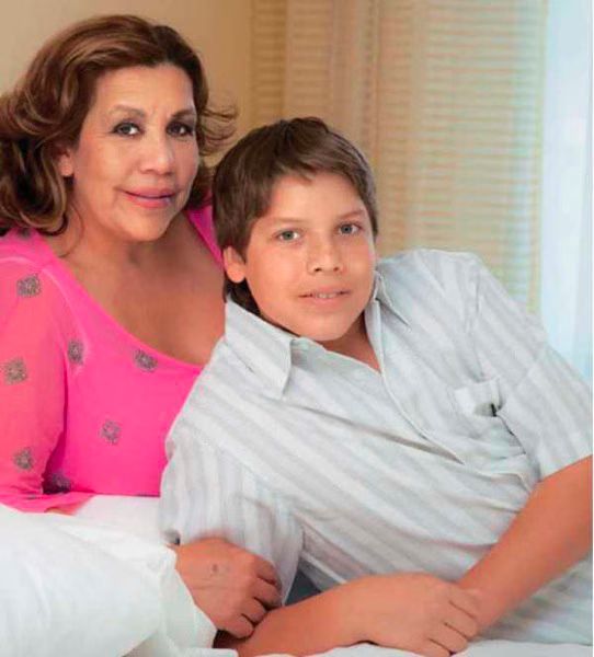 Photo of Arnold Schwarzenegger Love Child with Mildred Baena