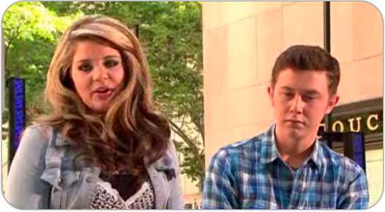 Scotty McCreery and Lauren Alaina on the Today Show