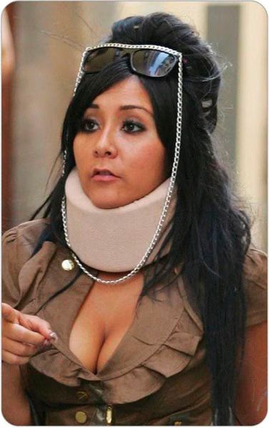 Snooki Neck Brace Picture