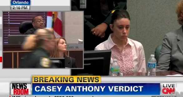 Casey Anthony Verdict Not Guilty of Murdering Daughter Caylee