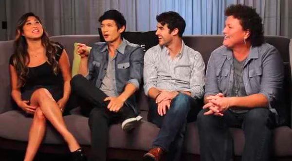 Glee Cast at Comic Con  TVLine Interview