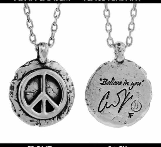 Adam Lambert Peace Pendant for The Trevor Project 02 2011 08 16