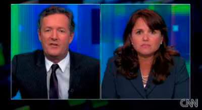 Christine O Donnell Walks Out on Piers Morgan
