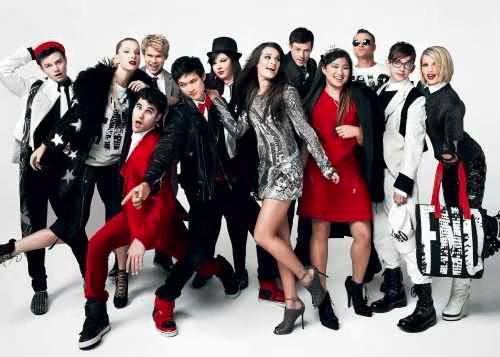 Glee  Fashion s Night Out in Vogue Magazine