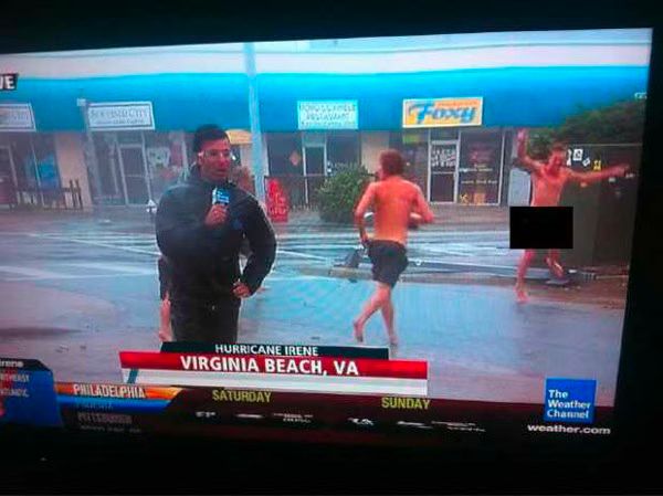 Hurricane Irene Streakers  Video