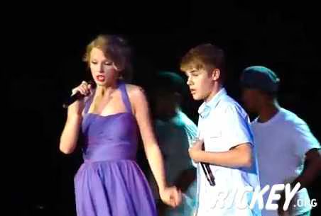 Justin Bieber and Taylor Swift   Baby at Staples Center  Video