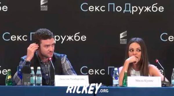 Mila Kunis defends Justin Timberlake in Russian  Video