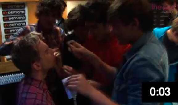 One Direction on the Hits Radio