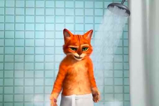 Puss In Boots as The Old Spice Guy  Video