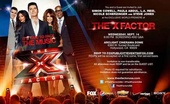 The X Factor Hollywood Premiere on September 14 02 2011 09 12