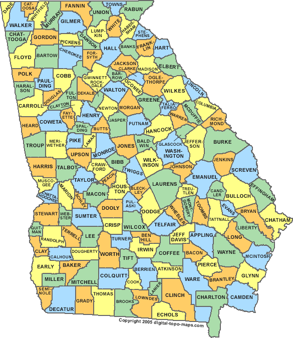 georgia-county-map