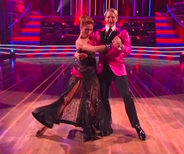 Carson Kressley and Anna Trebunskaya  Tango