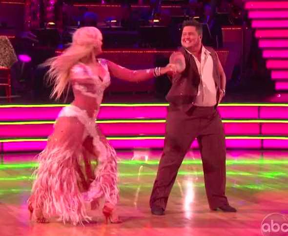 Chaz Bono and Lacey Schwimmer  Rumba
