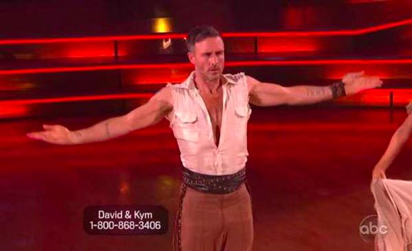 David Arquette and Kym Johnson  Paso Doble  Dancing with the Stars