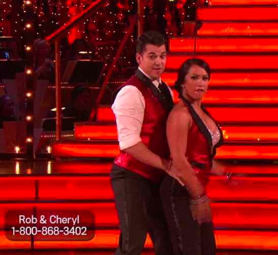 Rob Kardashian and Cheryl Burke  Cha Cha Cha
