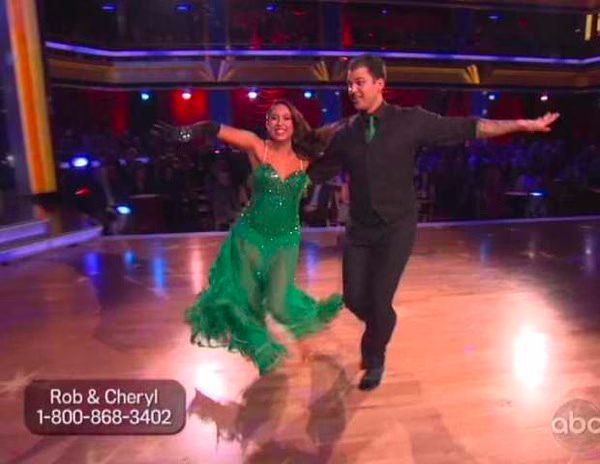 Rob Kardashian and Cheryl Burke  Foxtrot