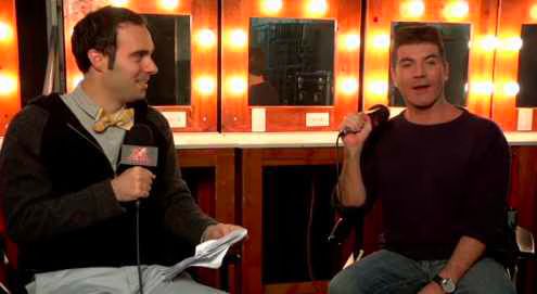 Jim Cantiello interviews Simon Cowell on The X Factor Pre Show