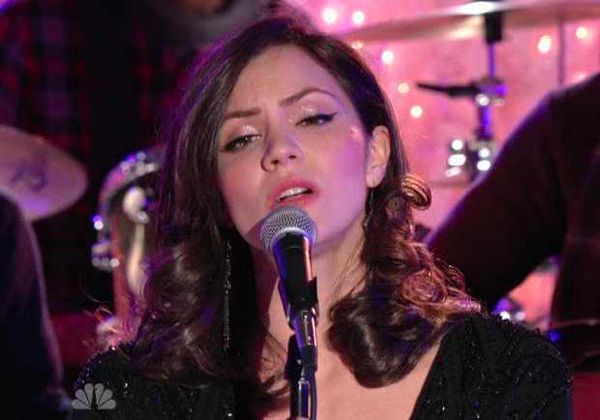 Katharine McPee  Beautiful  Christmas in Rockefeller Center